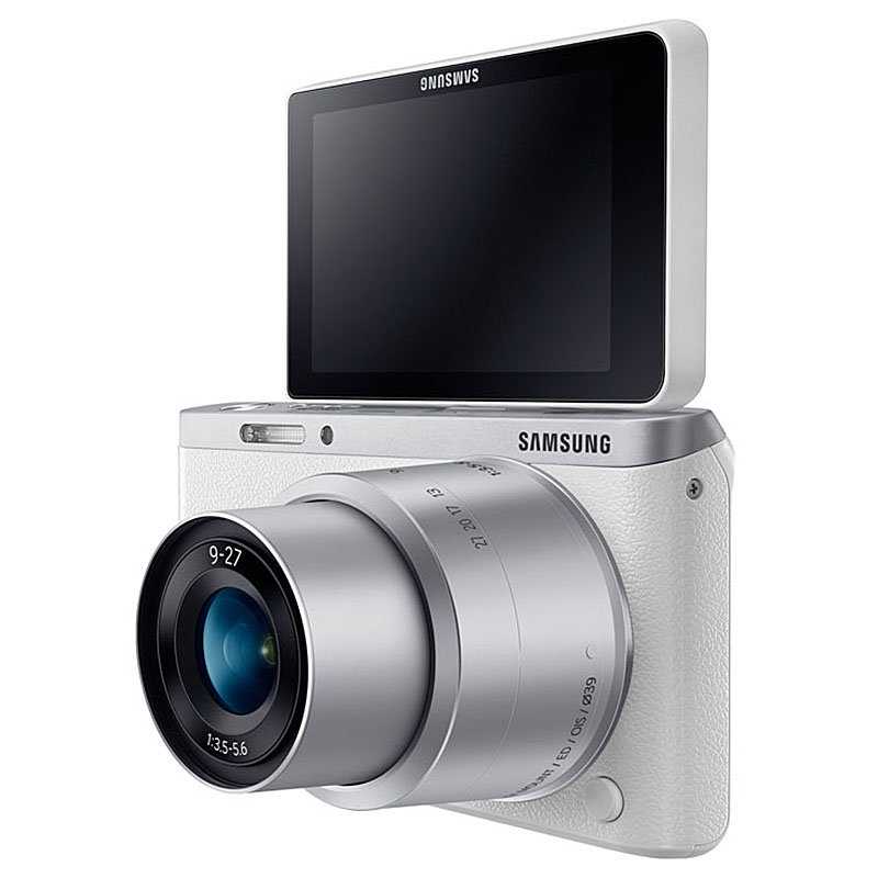 三星samsungnxf1927mm镜头微单相机白色