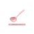 家用小麦秆塑料大号汤勺简约素色长柄稀饭勺多用途厨房餐具汤勺(咖啡色（小号）)第9张高清大图