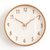 MJK北欧创意钟表时尚实木挂钟客厅家用时钟挂墙表静音简约现代(12英寸（直径30.5厘米） 胡桃色)第5张高清大图