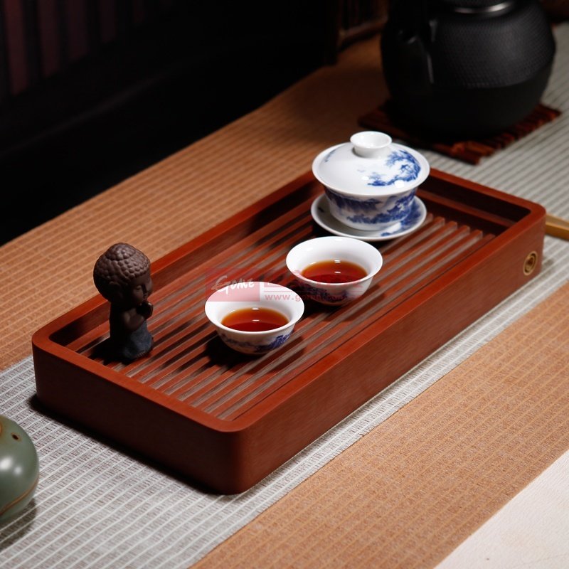 台湾纯手工电木长茶盘茶海茶台排水储水式茶托盘功夫茶具茶道