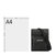 BALENCIAGA男士黑色logo卡夹 594548-D6WZN-1000黑色 时尚百搭第5张高清大图