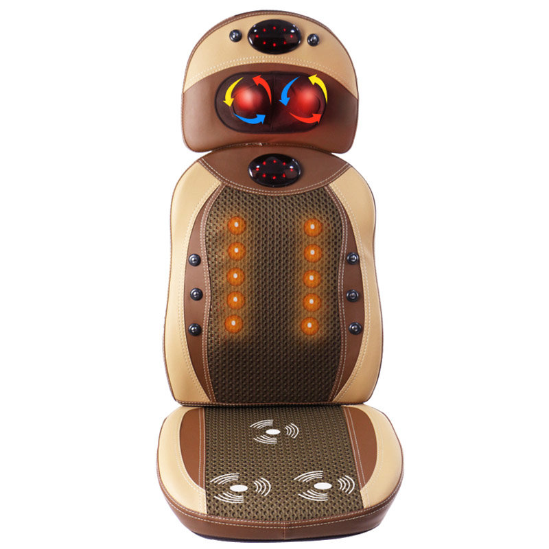 朗康 揉捏按摩坐垫椅垫靠垫全身颈椎按摩器泰式开背按摩靠垫坐垫 lk