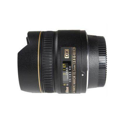 尼康（Nikon）AF DX 10.5mm f/2.8G ED 自动对焦鱼眼镜头10.5/2.8 105 2.8