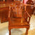 红木家具2.2米红木书桌实木办公桌大班台老板桌%刺猬紫檀第2张高清大图