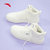 安踏女鞋板鞋女2022夏季新款运动鞋女休闲鞋韩式高邦板鞋R(象牙白 39)第9张高清大图