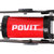 POVIT脚踏高压打气筒便携多功能自行车摩托车汽车篮球游泳圈脚踩充气泵带气压表红色P-440 国美超市甄选第5张高清大图