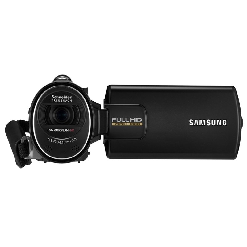 三星(samsung)hmx-h300bp/chn摄像机 30倍光学变焦 500万像素图像