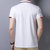 传奇保罗夏季新品时尚短袖t恤商务翻领polo衫薄款丝光棉青年体恤衫潮（M-3XL）ZMN821(白色 L)第5张高清大图