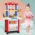 贝恩施百变厨房套装塑料718-1 儿童玩具真实循环出水儿童仿真过家家玩具角色扮演第5张高清大图