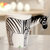豪峰 创意陶瓷杯马克杯咖啡杯牛奶杯早餐杯卡通可爱水杯带勺(斑马3D杯带勺)第3张高清大图