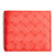BOTTEGA VENETA男士红色压纹双折短款钱夹605721-VCPQ4-6541红色 时尚百搭第5张高清大图