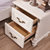 A家 家具 美式床头柜 美式小柜子实木框架床边柜收纳储物简约欧式 双抽床头柜 单个(双抽床头柜 单个)第3张高清大图