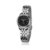 天梭/Tissot手表 力洛克系列 钢带机械女表T41.1.183.33(银壳黑面白带 钢带)第2张高清大图