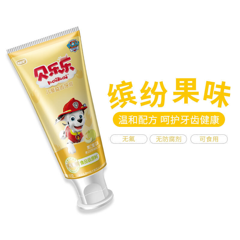冷酸灵贝乐乐儿童益齿牙膏爽口蜜瓜味50克国美超市甄选