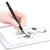 ESCASE iPad电容笔 iPad触控笔 手写笔 绘画笔 通用苹果/安卓平板和手机 具备圆珠笔写字功能 ES-TP-XS优雅黑第6张高清大图