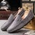 大盛公羊男士舒适休闲鞋豆豆鞋标准皮鞋码新款蛋卷鞋DSBT0333-2(灰色 44)第5张高清大图