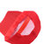 谋福 红色青年志愿者帽子 学生团体活动帽 旅行社/广告帽子(红色 青年志愿者)第4张高清大图