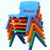 云艳幼儿园塑料椅子YY-A0028（51*34）(默认 默认)第2张高清大图