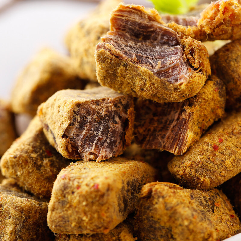 科尔沁五香味牛肉粒105g肉脯零