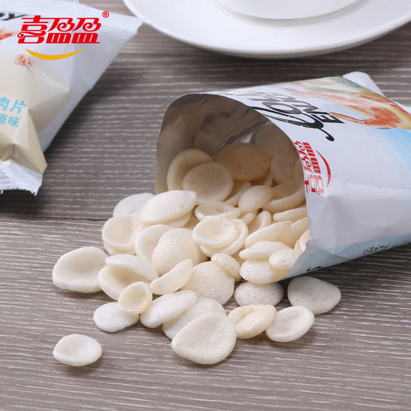 喜盈盈鲜虾片20包独立包装香脆爽口