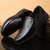 MR.KAMG男鞋商务休闲皮鞋牛皮套脚低帮软面皮圆头舒适男单鞋8801(黑色)(44)第5张高清大图