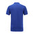 男士休闲短袖T恤纯色绣花商务POLO衫 T312058(蓝色 XXXL)第2张高清大图