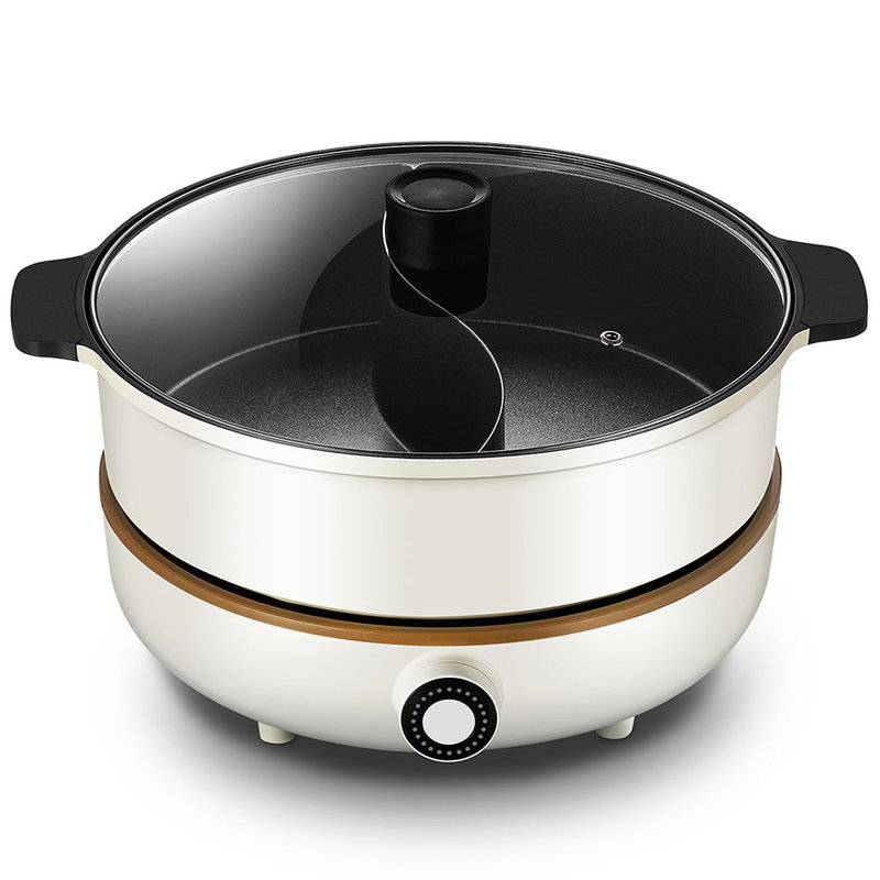 九阳joyoung电火锅电磁加热多功能分体式鸳鸯火锅灶智能打边炉家用大