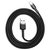 倍思（BASEUS）苹果数据线 手机充电器线USB电源线支持iphoneX/8/5/6s/7Plus/ipad 深空灰壳+黑色线1m2.4A第2张高清大图