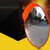俊采云JCY-C26道路广角镜80厘米转角镜马路交通室外反光镜公路用拐弯镜凸透镜（单位：个）(红色 JCY-C26)第4张高清大图