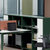 艾诺狄斯 现代简约商业办公家具双人位带储存副柜办公桌椅组合人造板(苏香桐六人位 默认)第4张高清大图