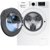 三星（SAMSUNG）WD90K5410OW/SC 洗烘干一体 安心添 泡泡洗 智能变频滚筒洗衣机(白色 9公斤)第2张高清大图
