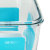 韩国进口 三光云彩（GlassLock） 钢化玻璃饭盒保鲜盒保温便当盒两件套GL18第2张高清大图