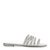 GIUSEPPE ZANOTTI银色皮革女士时装拖鞋 E900013-00136.5银色 时尚百搭第2张高清大图
