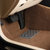 乔氏大全包围大众奥迪宝马凯美瑞防水防滑专车专用汽车毛毯脚垫(圣吉米-咖色)第5张高清大图