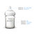 新安怡玻璃奶瓶仿母乳硅橡胶奶嘴宽口径160ml 自带0月+奶嘴第2张高清大图
