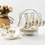 欧式骨瓷咖啡杯英式咖啡具套装个性创意陶瓷茶具套装花茶杯送架子(木棉花(带内花)4杯碟+收纳架+4个)第4张高清大图