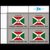 东吴收藏 联合国国旗 邮票 成员国国旗 之二(1984-1（4-1）	布隆迪	【四方连】)第3张高清大图
