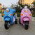 儿童电动车双电双驱 三轮车摩托车 宝宝可坐玩具车 小孩电动车(蓝色)第5张高清大图