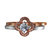 梦克拉Mkela 18k金钻石戒指 幻彩花耀 一款多带 结婚戒指第3张高清大图