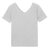 韩都衣舍2017韩版女装夏装新款V领百搭修身显瘦短袖针织衫JM7108(浅灰色 L)第4张高清大图