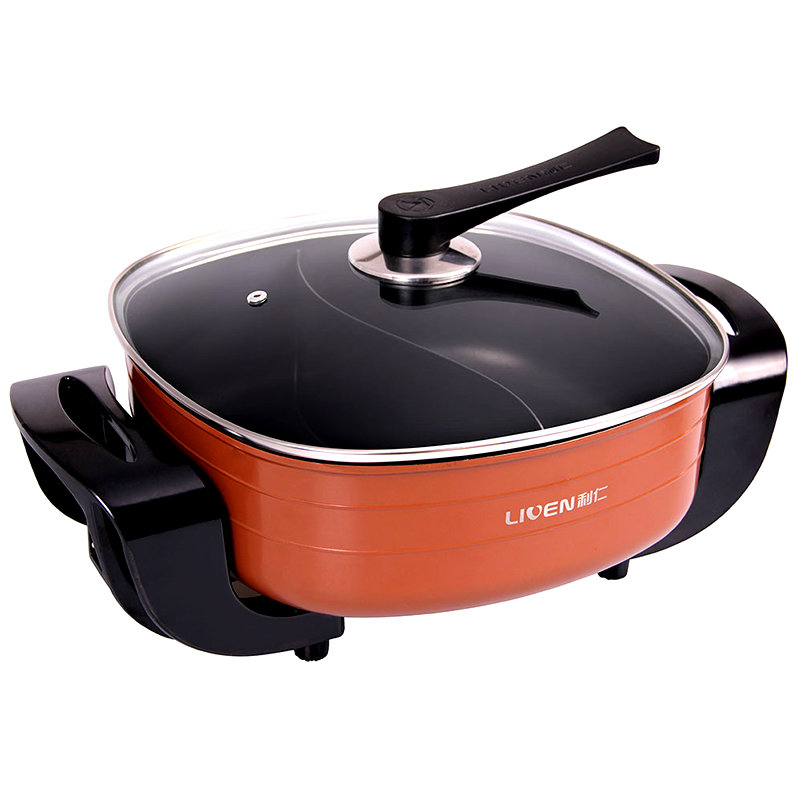 利仁livenhg301by电火锅大容量4l鸳鸯锅电煮锅涮煮炖多功能