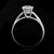 梦克拉 白18k金钻石戒指 依恋 时尚女款钻石戒指第5张高清大图