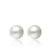 周大福简约时尚 925银镶珍珠耳钉 AQ32849 320 直径约6-6.5mm第4张高清大图