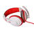 硕美科 声籁(Salar) KX200 台式CF LOL游戏头戴式耳麦带麦(白红色)第4张高清大图