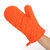 御良材 微波炉烤箱专用手套两只装(橘红色) Y-WST-J2 加厚防烫手第5张高清大图