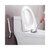 U型设计卫生间清洁创意无死角软毛洁厕刷居家弯曲塑料长柄马桶刷(白色)第2张高清大图