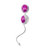 德国OVO 缩阴球 女用阴道哑铃锻炼器 L1(光紫色【玫红】)第3张高清大图