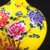 兆宏 景德镇陶瓷器 客厅瓷器 餐桌摆件 五彩牡丹石榴瓶 黄色第4张高清大图