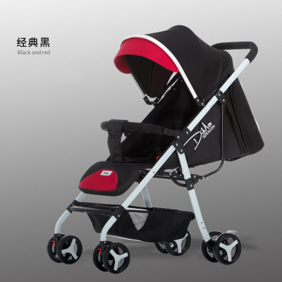 迪马   婴儿推车轻便携折叠可坐可躺避震宝宝儿童手推伞车婴儿车(荷绿)