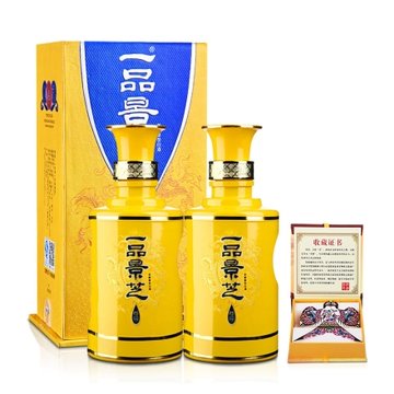 酒仙网 50度一品景芝500ml(双瓶装)和潍坊沙燕风筝(纪念模型)